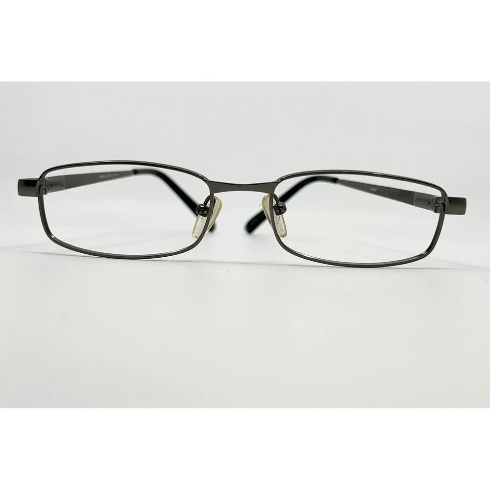 Tempo Eyeglasses Frames Mens Gunmetal Rectangular MM9018 GM 50-17-145